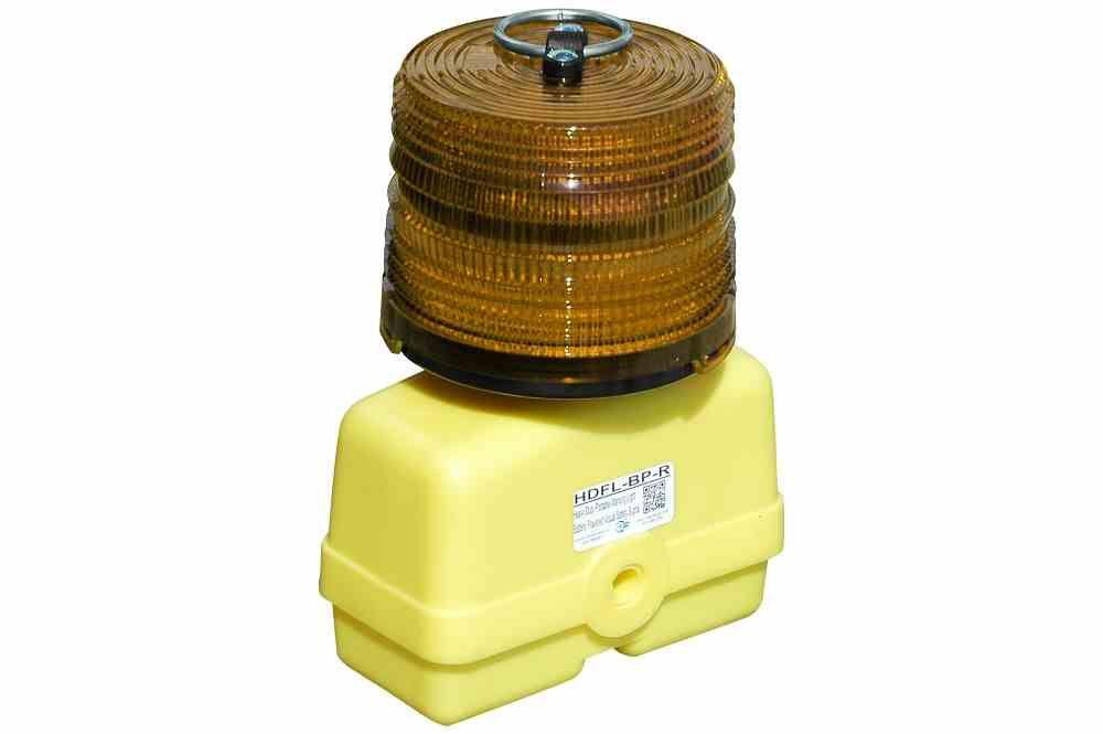 Portable LED Warning Light - Battery-powered Strobe - Visual Safety Signal Light - Terminal Strip - PuriLite
