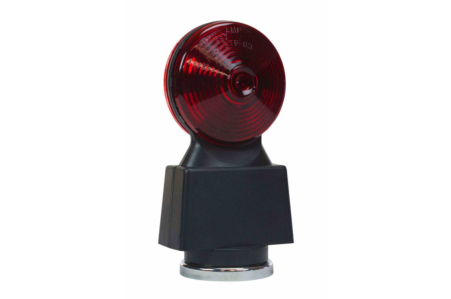 Larson Flashing hazard lights with magnetic base -Red/Red Lens - Wide Load Towing Lights - PuriLite