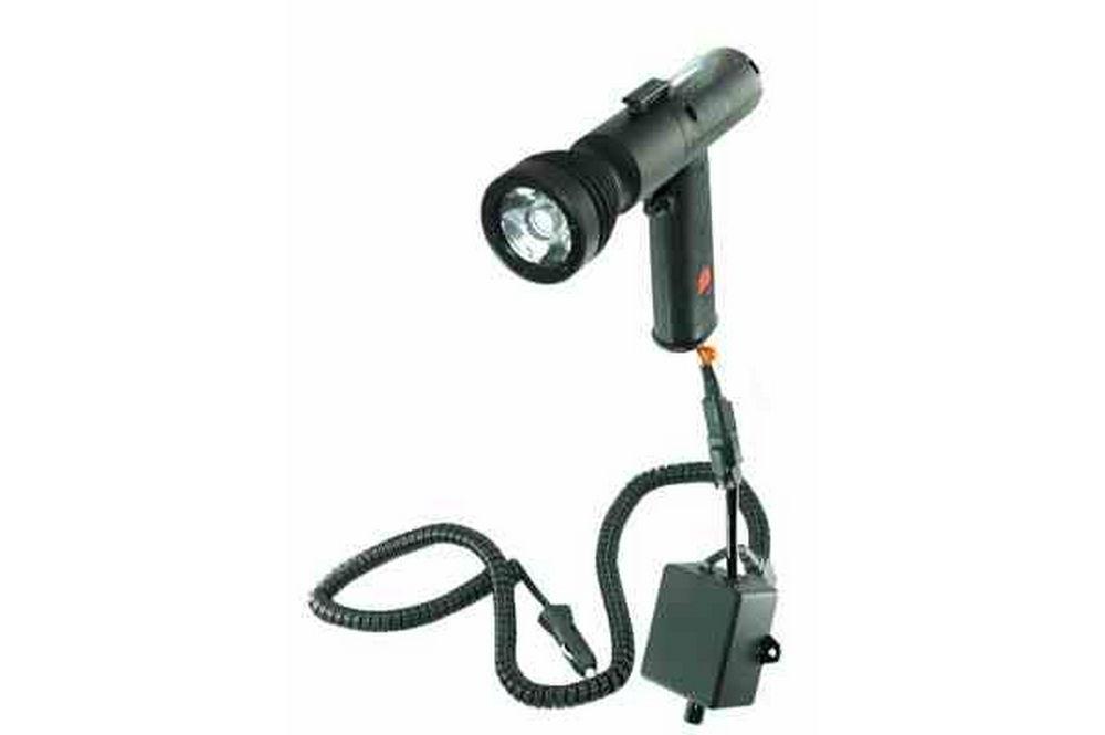 Handheld LED Spotlight with Inline Dimmer -800 Lumens - 800 Foot Beam - 9-32 Volts DC - Coil Cord - PuriLite
