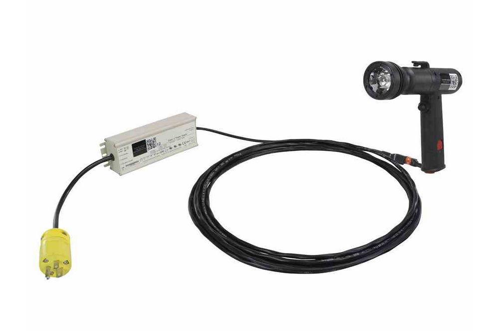 110V Handheld Infrared LED Spotlight - 700'L X 150'W Spotlight - 25' Cord - 3 Watts - PuriLite