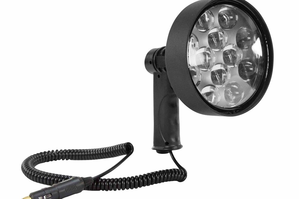 10 Million Candlepower LED Spotlight - 36 Watt - Pistol Grip - 1600 Foot Beam - 3200 Lumens - Momentary Switch - PuriLite