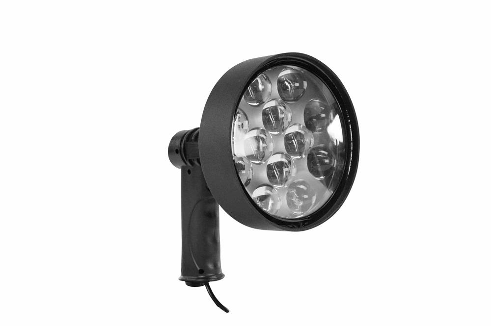 10 Million Candlepower LED Spotlight - 36 Watt - Pistol Grip - 1600 Foot Beam - 3200 Lumens - Pigtail w/ Deutsch Connector - PuriLite