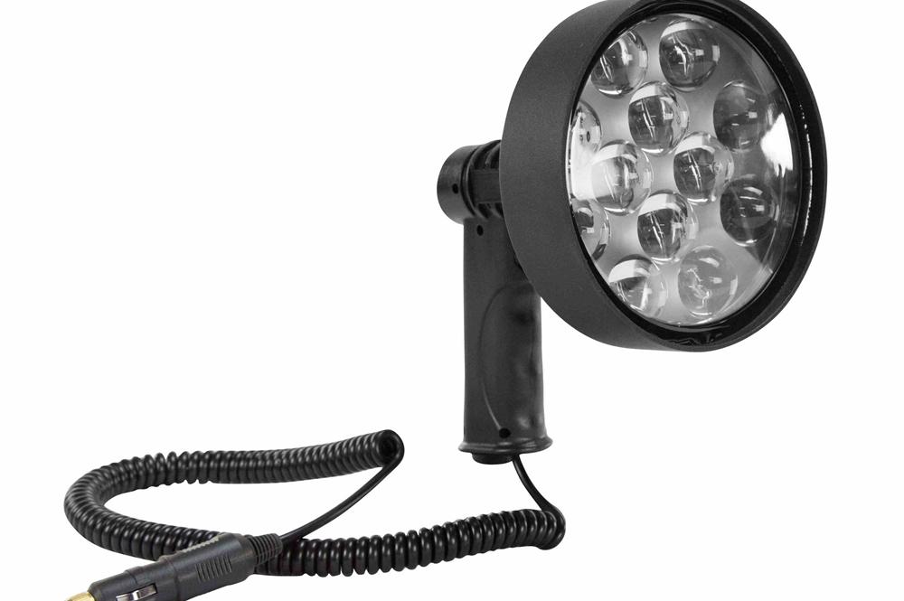10 Million Candlepower LED Spotlight - 36 Watt - Pistol Grip - 1600 Foot Beam - 3200 Lumens - PuriLite