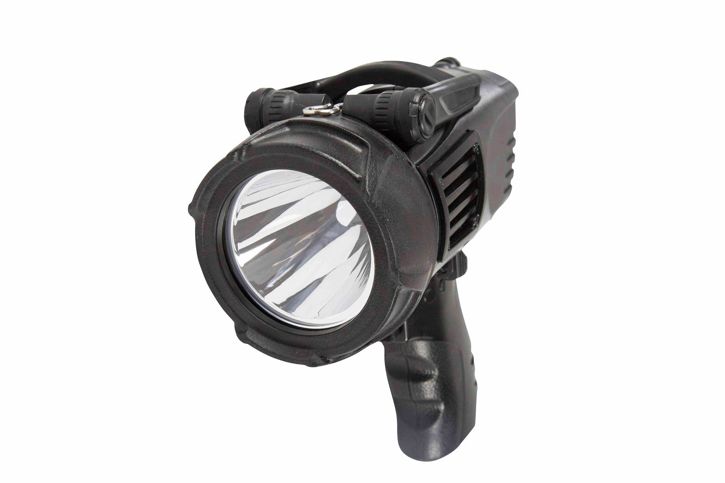 Larson Handheld LED Pistol Grip Spotlight - 12V and/or Battery Powered - 800' Spot Beam - 3 Modes - PuriLite