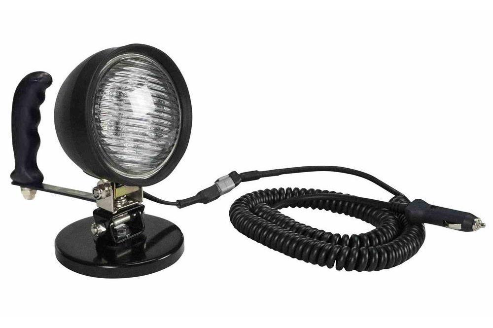 Hand Magnetic LED Spotlight - Adjustable Tilting Base - 18 Watts - 1,800 Lumens - PuriLite
