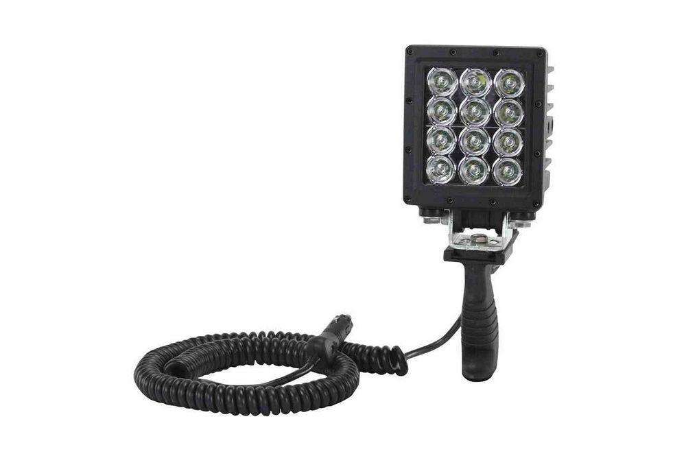 High Intensity 60 Watt LED Handheld Spotlight - 12, 5-Watt LEDs - 5,556 Lumens - 12-48V DC - Extreme - PuriLite