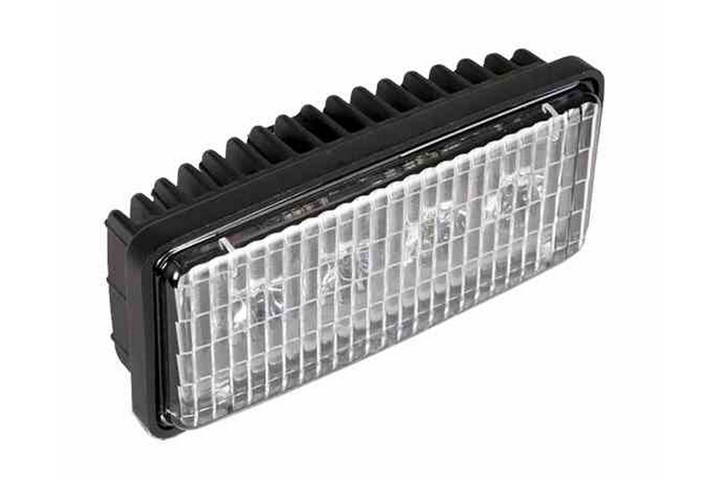 Larson 30W 5x2 External LED Lights - Flood Beam Pattern - 12-24V DC - Replacement Tractor Equipment Lights - PuriLite