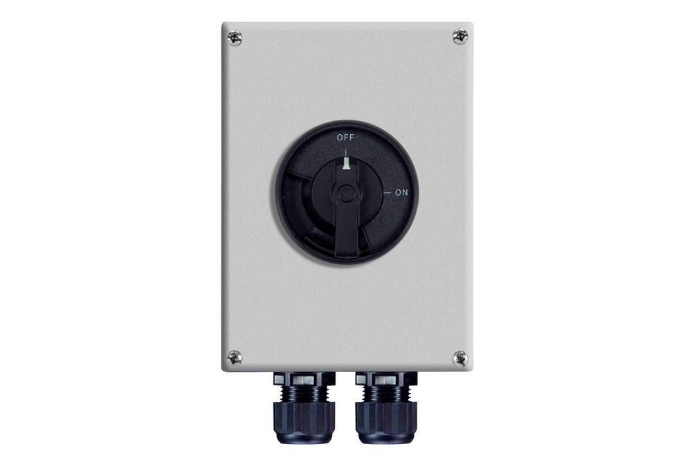 Non-Fused Disconnect Switch - Isolator Switch - Three Pole - 16A - 415V Rated - (1) Open Auxillary Contact - Carbon Steel - PuriLite