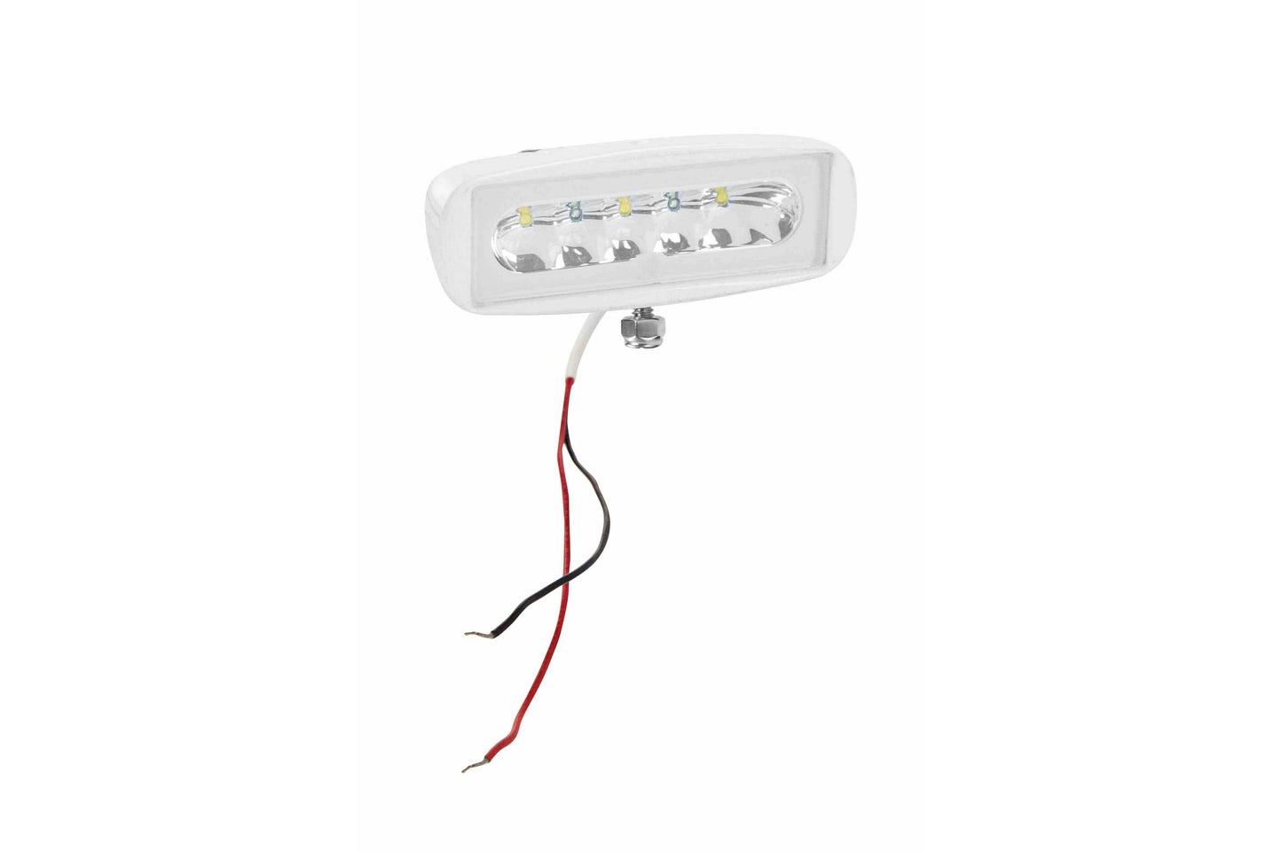 Larson LED Spreader Deck Light- (4) LEDS- White Aluminum Housing - Dual Colors - Dimmable - PuriLite