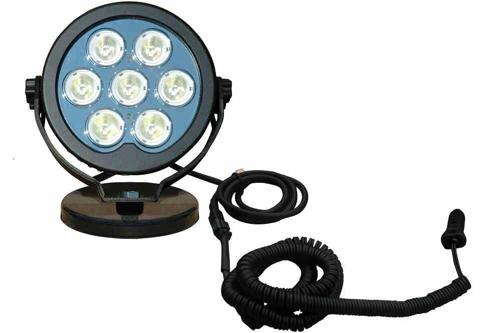 70 Watt LED Light Emitter - Adjustable Magnetic Mount - 9-48 Volts DC - 6020 Lumen - IP68 - PuriLite