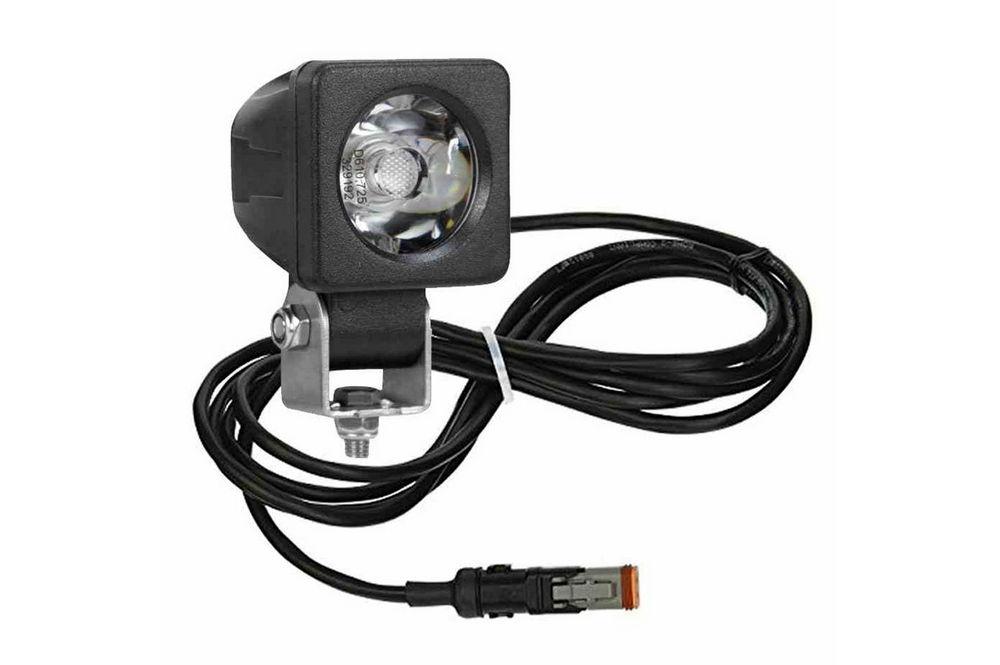 LED Light - 3 Watt - 2" square - Stud Mount - Color LEDs - 15' 16/2 SOOW Harness w/ Blunt Cut End - PuriLite