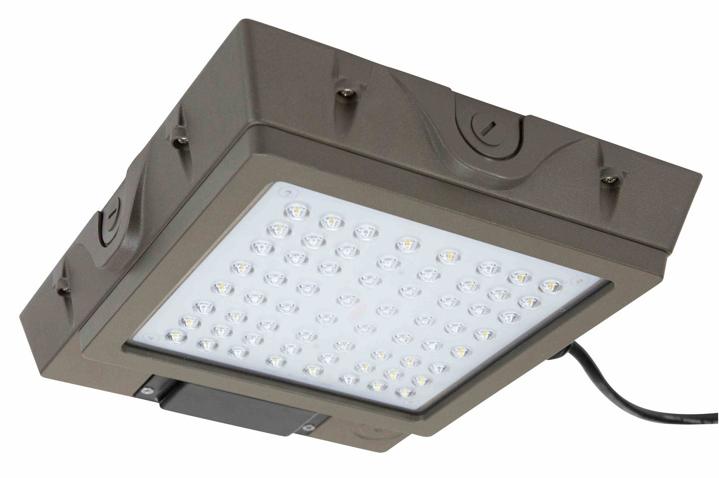 Larson 60 Watt Low Profile LED Canopy Light - 120-277V AC - IP65 Rated - PuriLite