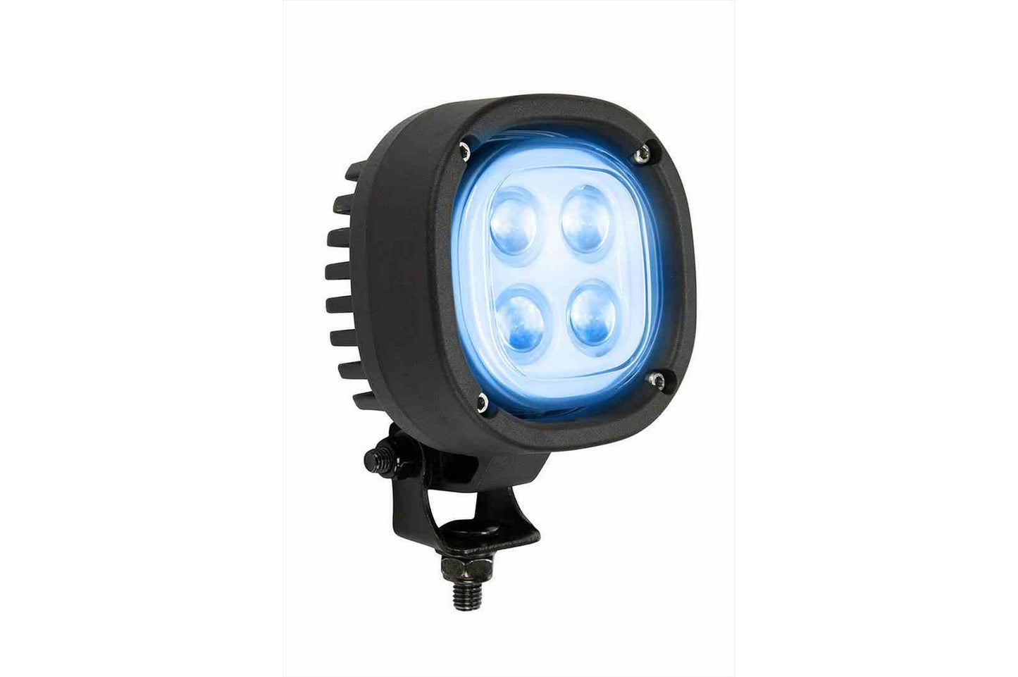 Larson Blue Forklift LED Warning Spotlight - 20 Watt 1800 Lumen - 9-60V DC - Blue Pedestrian Safety Light - PuriLite