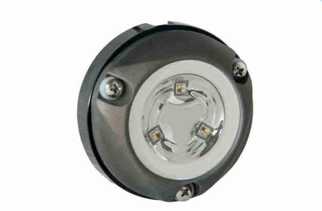 Larson 10.5W Mini Surface Mount Underwater LED Light - 10-30V DC - RGBW - IP68 Compliant - PuriLite