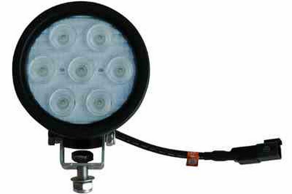 LED Light Emitter - 7, 3-Watt CREE LEDs - 4.5" OD - Stud Mount - 9-32VDC - PuriLite
