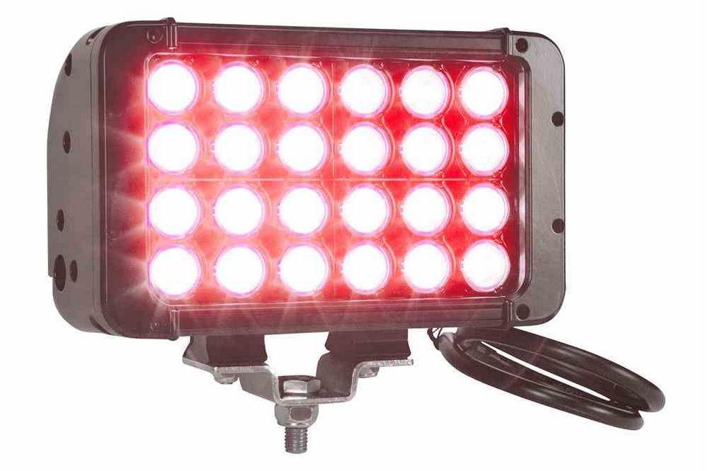 IR LED Light Emitter - 24 LEDs - Red Illumination - 72 Watts - 4230 Lumens - 850/940 Nm - PuriLite