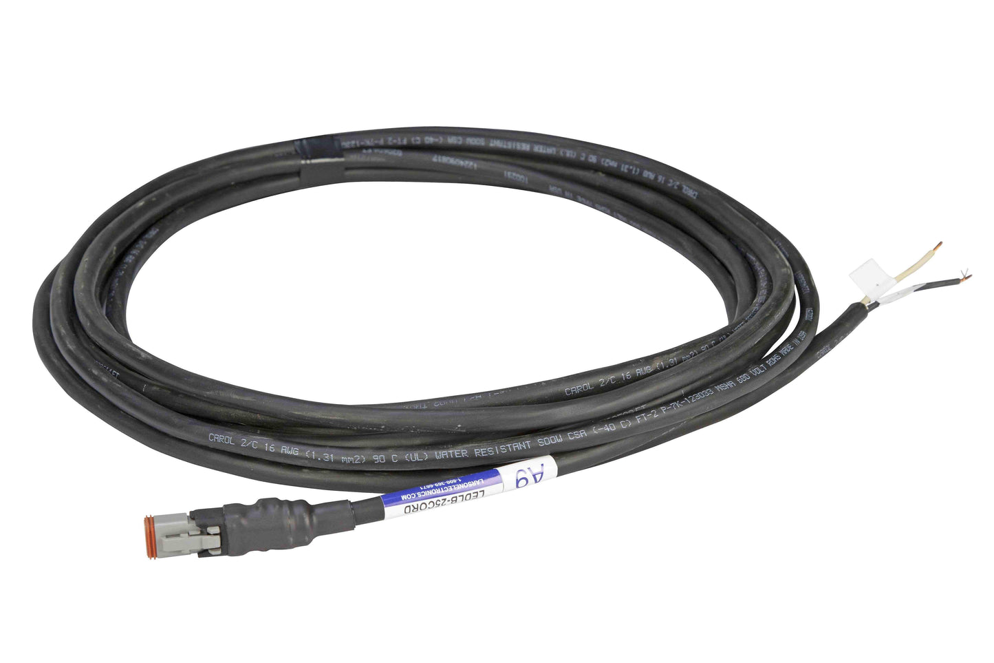 Larson 25 foot cord with deutsch connector for ledlb series - PuriLite