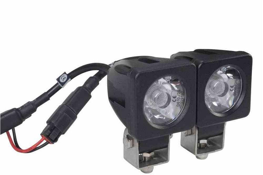 6 Watt Military Infrared LED Driving Light - 9-42V - Covert IR LED - High/Low Beam Combo - PuriLite