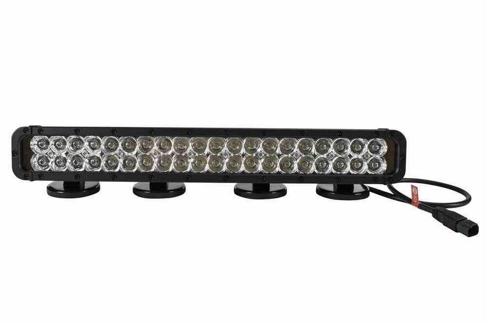 120 Watt Magnetic LED Light Bar - Extreme Environment - 9-42VDC - 40 LEDs - PuriLite