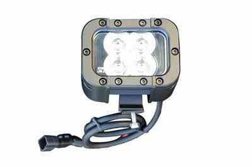 Colored LED Light Emitter - 12 Watts - 4 LEDs - 9-42VDC - Red, Blue, Green, Amber, White - IP68 - PuriLite
