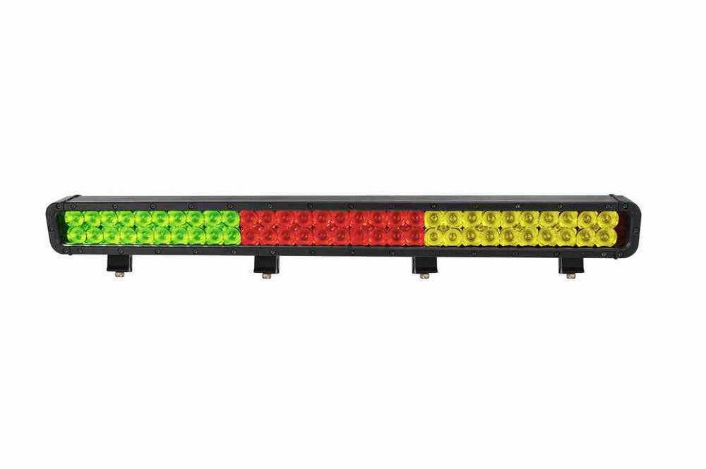180W 3 Color LED Light Emitter - 60 LEDs - 10800 Lumens - Extreme Environment - Green Red Amber - PuriLite