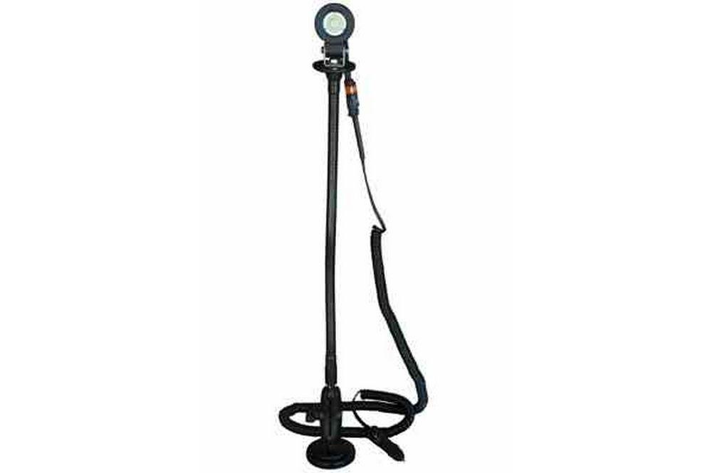 High Intensity LED Light Emitter on Magnetic Goose-Neck Double Ball Joint Base - 10 Watts - 9-50V - PuriLite