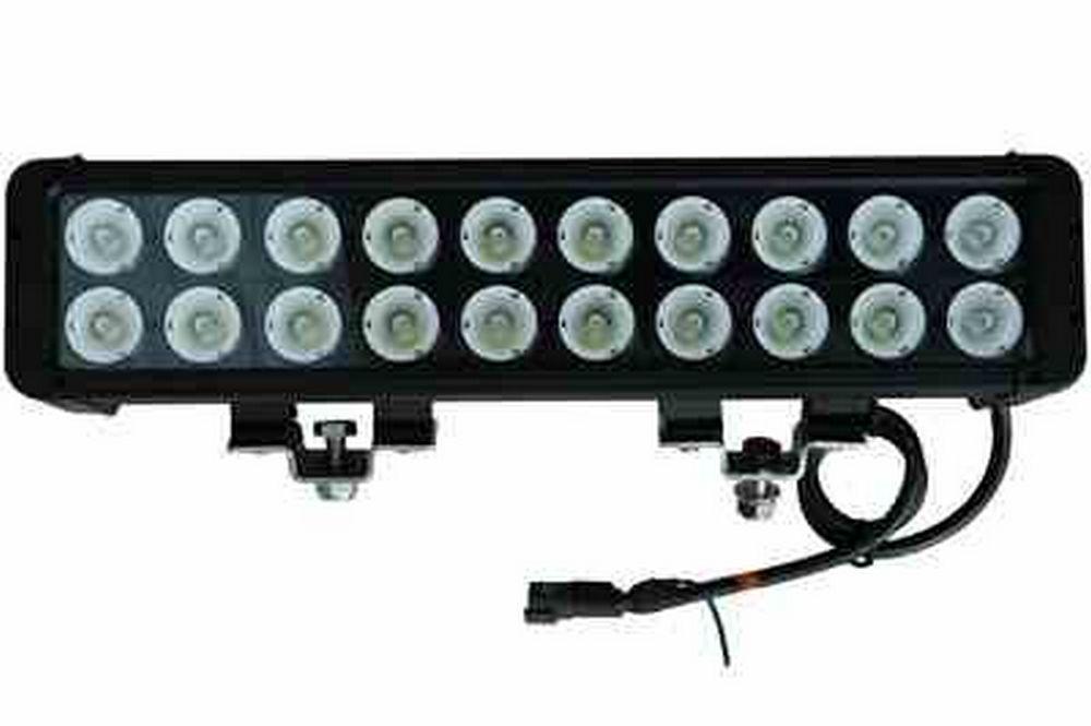 200 Watt High Intensity LED Light Bar - 20, 10-Watt LEDs - 9-46VDC - 17200 Lumen - PuriLite