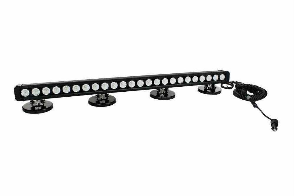39" High Intensity LED Light Bar - 24, 10-Watt LEDs - Magnetic Mount - 9-46VDC - 20640 Lumens - PuriLite