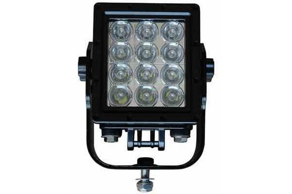 High Intensity LED Light w/ Trunnion Mount - 12, 5-Watt LEDs - Extreme Durability - 5,556 Lumen - PuriLite