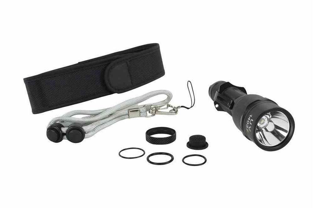Ultraviolet LED Flashlight 365NM - Intense UV Illumination - Lightweight and Durable Design - PuriLite