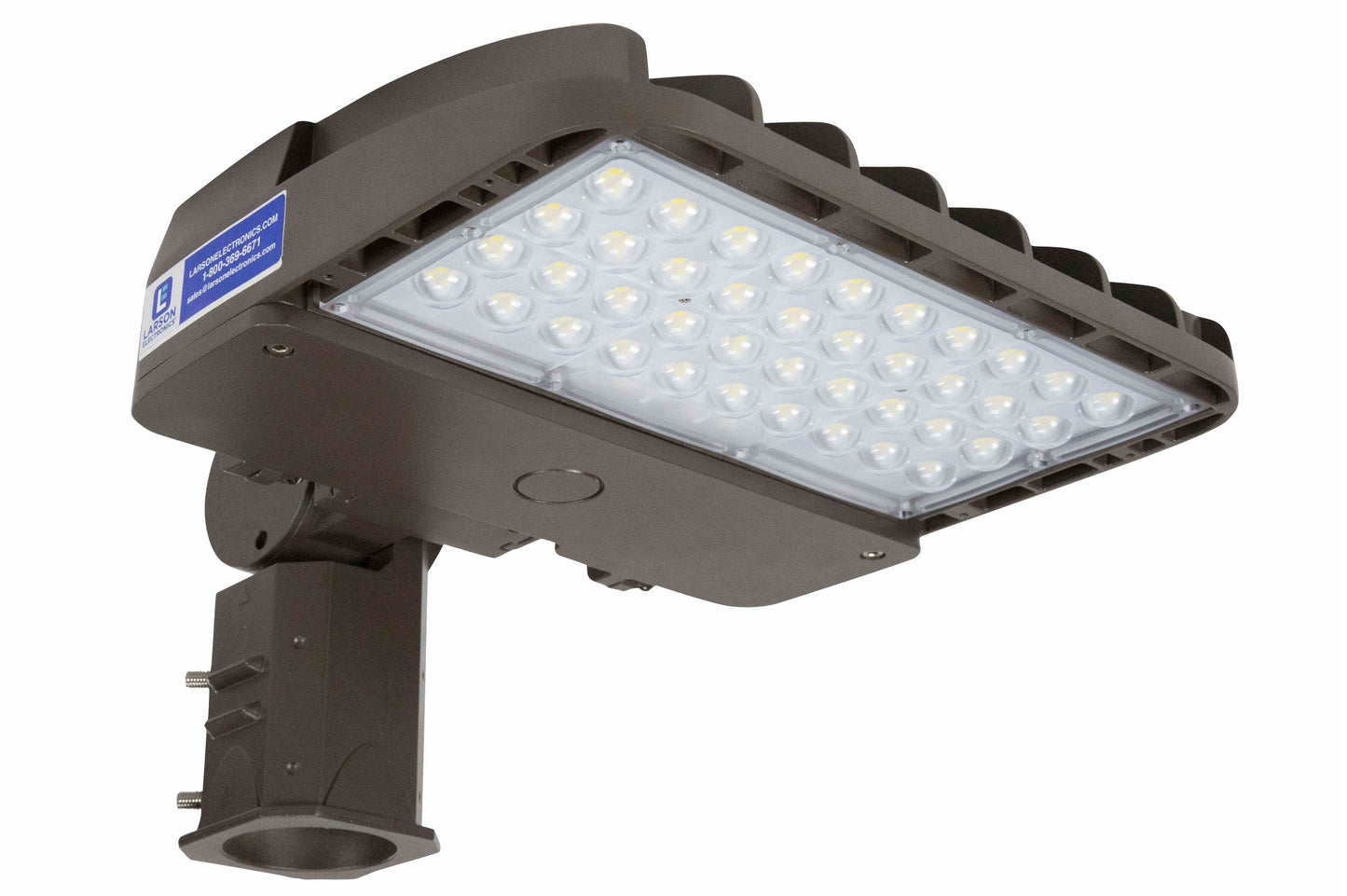 Larson 100W Weatherproof Light Pole Light - General Area LED Light 17,000 Lumens - IP65 Street Light - PuriLite