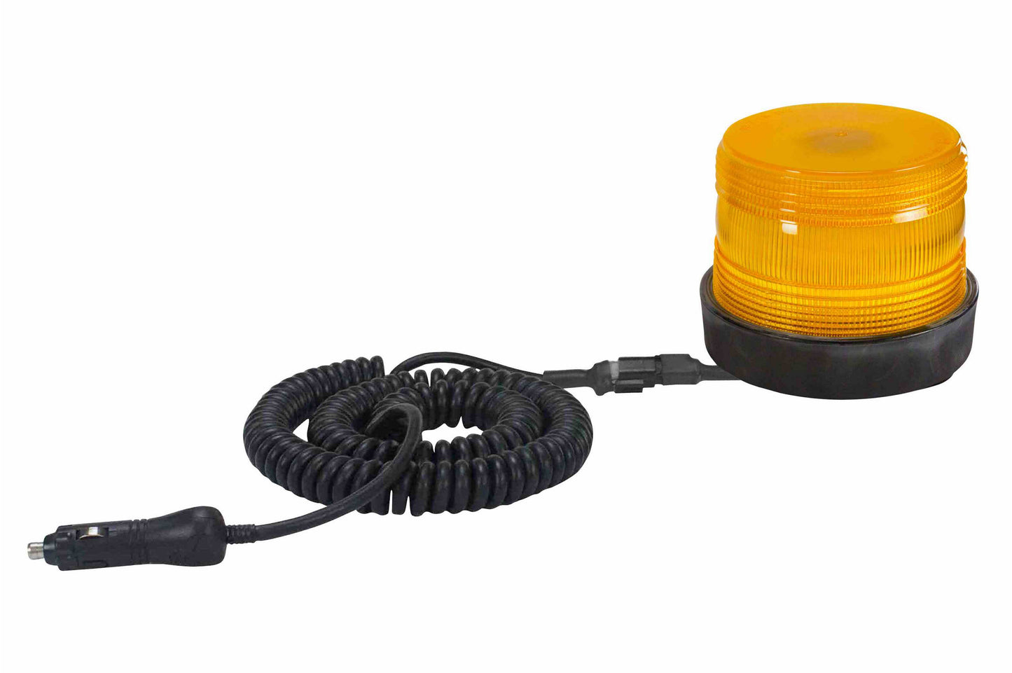 Larson 9-32VDC LED Strobe Light - Quad Flash - 100lb. Magnetic Grip Base - Amber - PuriLite