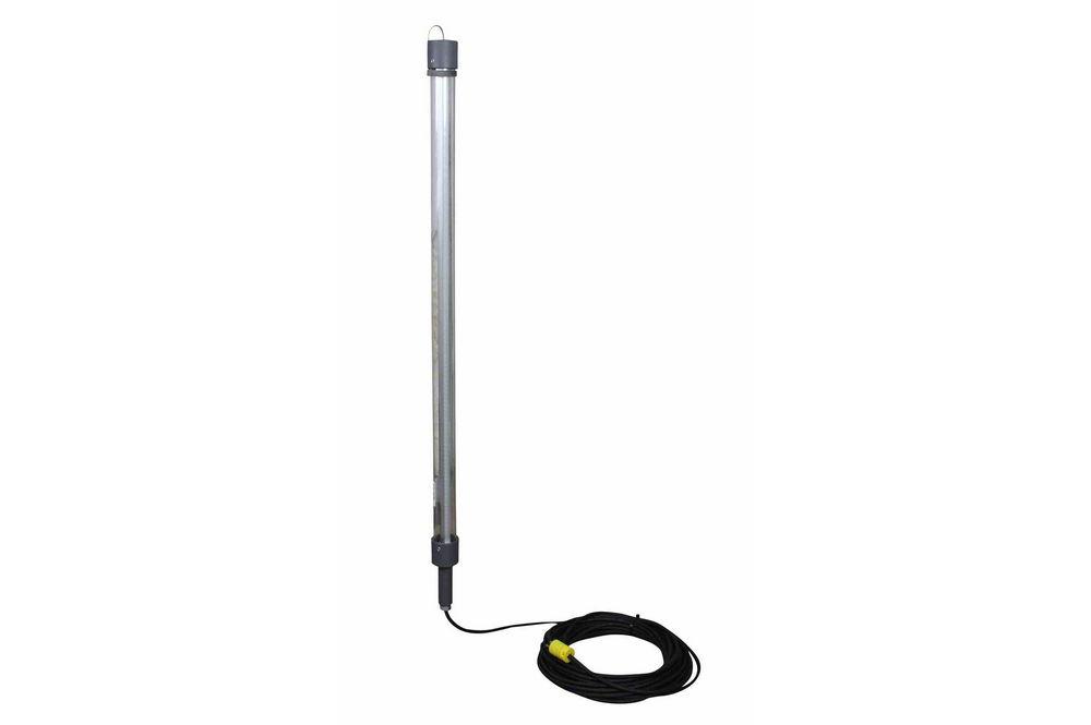 28 Watt LED Drop Light/Task Light/Drop Light with Hanging Hooks - 25' Cord - 5' Tube -LED Tent Light - PuriLite