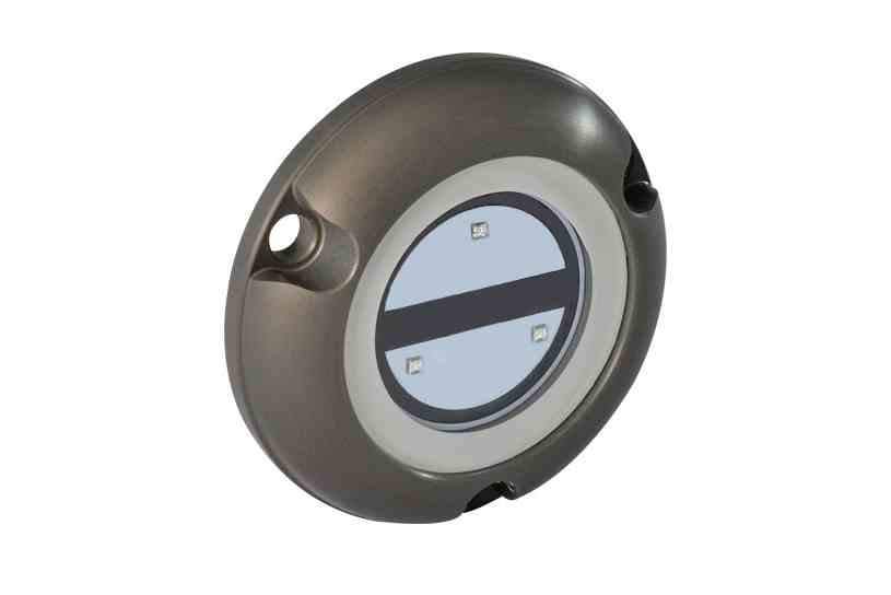 Larson 12W Mini Underwater LED Light - 10-30V DC - 890 lms - Anodized Aluminum - IP68 Compliant - PuriLite