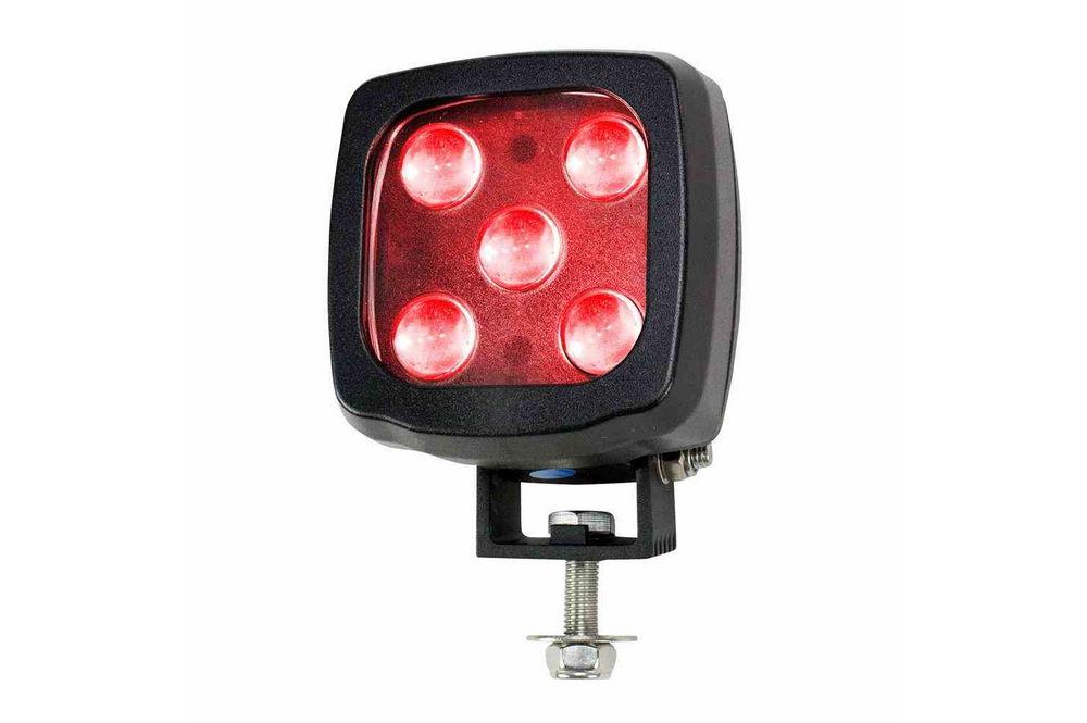 Red LED Spotlight - 25W 2250 Lumen - 9-60V DC - IP67 - PuriLite