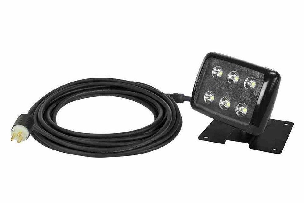 6W LED Light Emitter - Waterproof - 120VAC or 12/24VDC - 10' 16/3 SOOW Cord w/ General Area Cord Cap - PuriLite