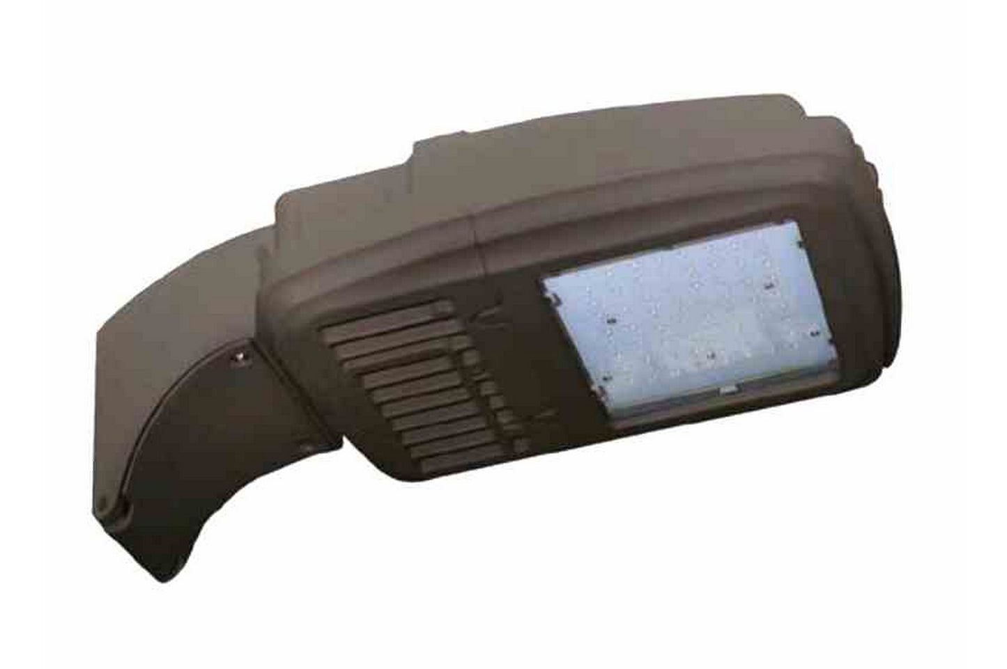 Larson 22W Mini Wall Pack LED Light - 120-277V AC - Glass Lens - Wall Mount Arm - Dusk/Dawn Sensor - PuriLite