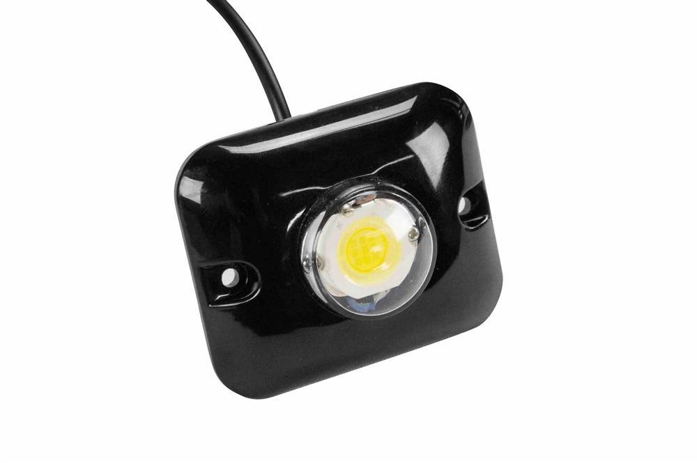 10W Color Changing LED Strobe Light - 6V-50V DC Input - Red/Green/Blue RGB - PuriLite
