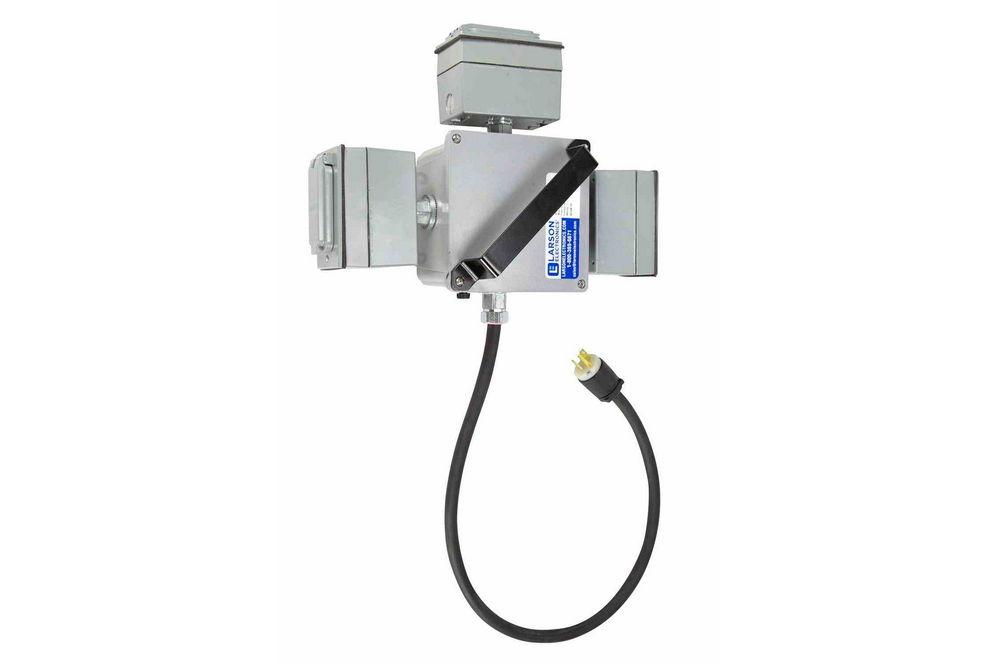 120V GFCI Receptacles - NEMA 4 Enclosure - 3-Dual Receptacle, 20-Amp Outlets - PuriLite