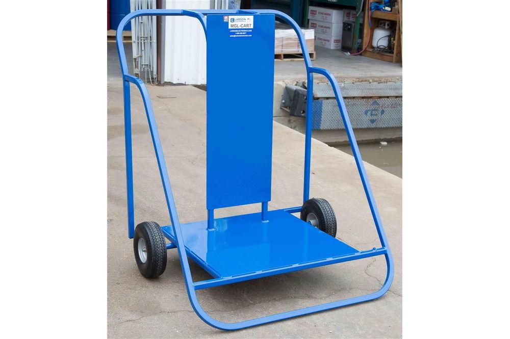 Heavy Duty Temporary Distribution Cart - Frame Only - 500 lbs Weight Capacity - Powder Coated - PuriLite