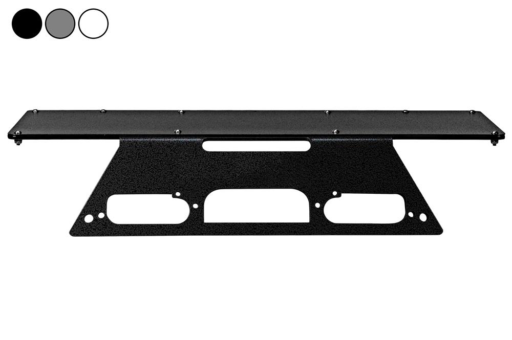 2023 Ford F150 No Drill Rooftop Mounting Bracket - 24" x 12" 3rd LED Brake Light Magnetic Plate - PuriLite