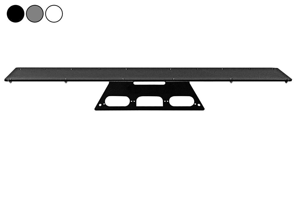 2016 Ford F150 No Drill Rooftop Mounting Bracket - 50" x 12" 3rd LED Brake Light Magnetic Plate - PuriLite