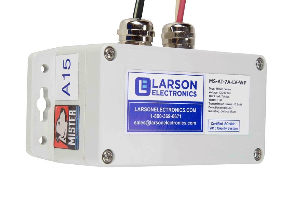 Weatherproof Motion Sensor - 7A Max Load - Low Power Draw - Add to Existing Fixtures - Adjustable Ti - PuriLite