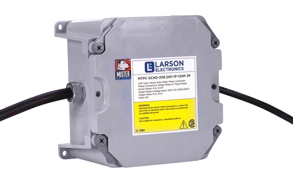 0.25HP Static Phase Converter - 1PH to 3PH - 240V - PuriLite