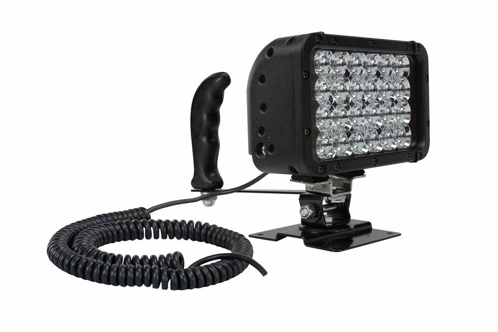 72W Handheld LED Light - Permanent Mount - IR Light - 24 LEDs - 72 Watts - 9-42 Volts - MRAP Light - PuriLite