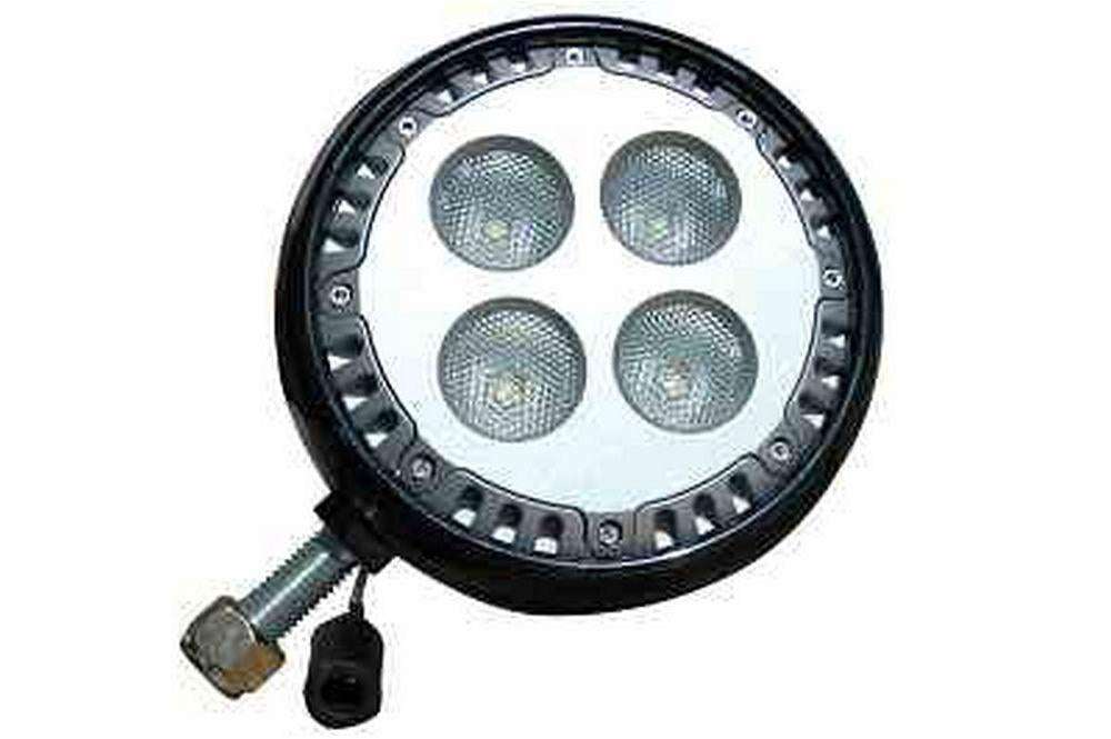 Stud Mounted LED Light - 40 Watts - 3600 Lumen - 9-46VDC - MS27142-2 Connector - MILSPEC 461 - PuriLite
