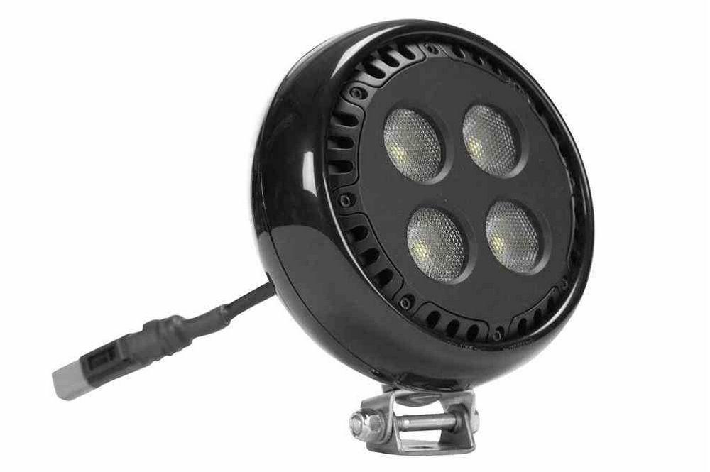 Vehicle Mount LED Light - 40 Watts - 3600 Lumen - 9-46VDC - MILSPEC 461 - PuriLite