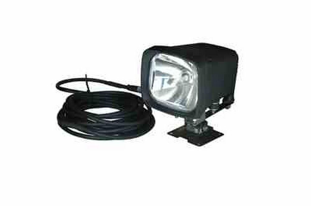 Permanent Mount 70 Watt HID Spotlight w/ Adjustable Handle - Pivots and Rotates - 12-24VDC - PuriLite
