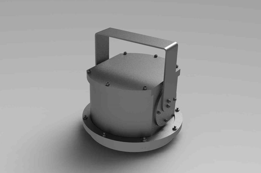 Remote Control Pan/Tilt Base - Military Class - 360° Cont. Rotation, Magnet Mount - 30A-Slip Rings System - IP67 - PuriLite