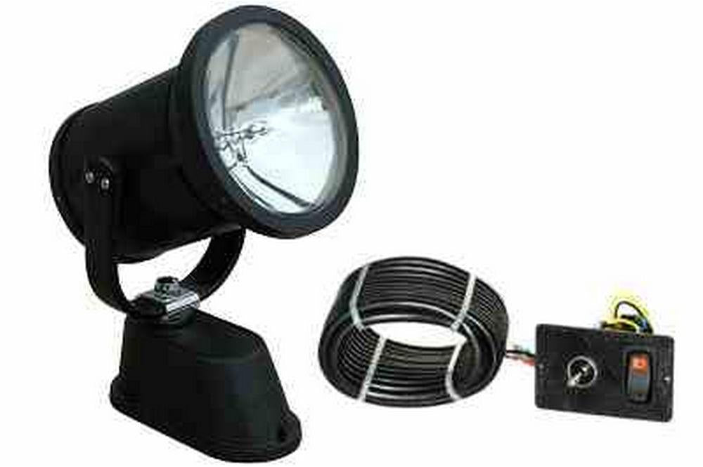 Remote Control Halogen Spotlight/Flood Light - 360,000 Candlepower - Low Voltage - Wired - PuriLite